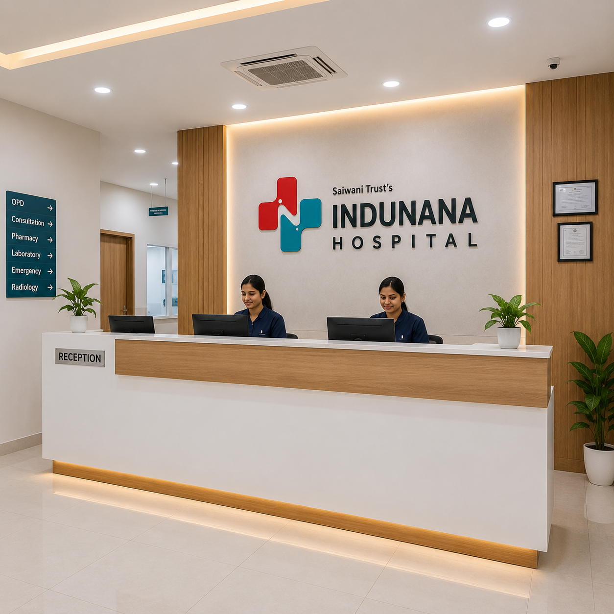 Indunana Hospital Reception